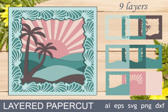 3D Sea Waves Shadow Box: A Creative and Versatile Design for All