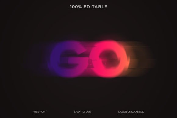 3d Style Editable PSD Text Effect