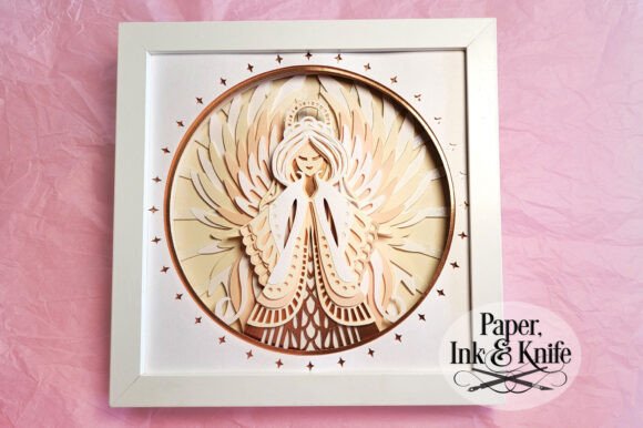 Creating a Stunning Angel 3D SVG Shadowbox: A Fun and Easy DIY Project