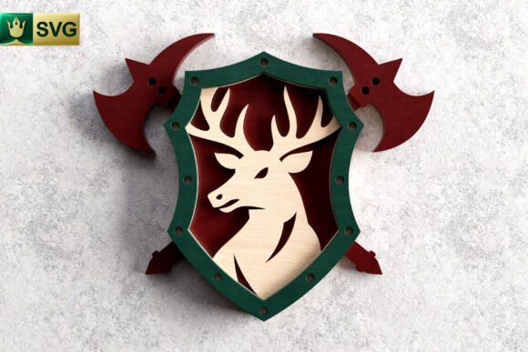 Deer Shield 3D Layered SVG Fantasy Cut: A Detailed Look at Its Use and Benefits