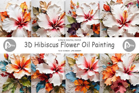 Digital Paper 3D Hibiscus Flower: A Creative Powerhouse for Artists and Designers
