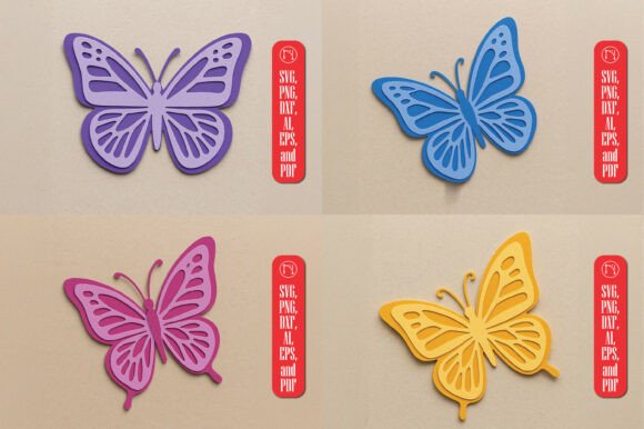 Enhance Your Crafting Projects with the 3D Butterfly Paper Cut SVG Bundle
