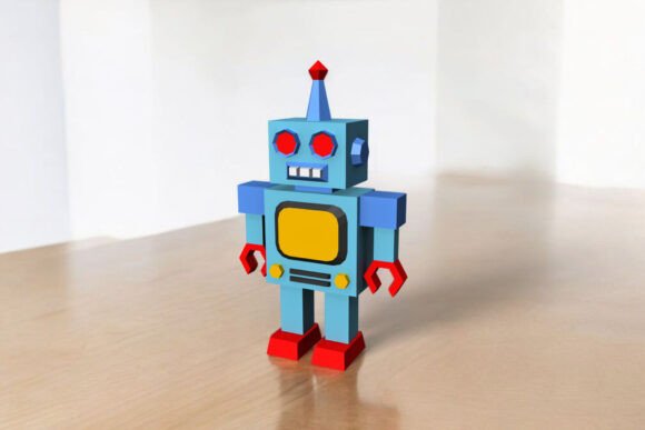 How to Create a Stunning Robot Figure Using 3D Model Digital Files