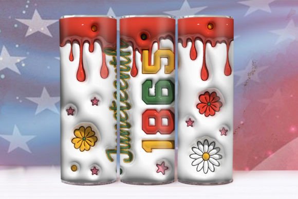 JUNETEENTH 1865 3d Tumbler Warp: A Modern Twist on Historical Symbolism