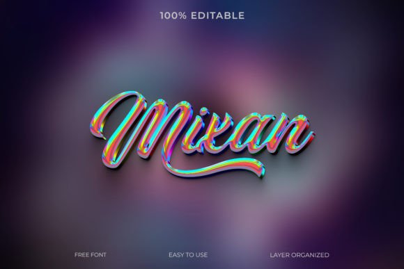 Mixan 3D Text Effect Style: A Simple Yet Powerful Tool for Stunning Typography