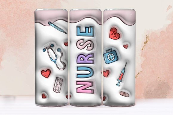 Nurse 3d Inflated Tumbler Warp: A Creative Solution for Custom Drinkware