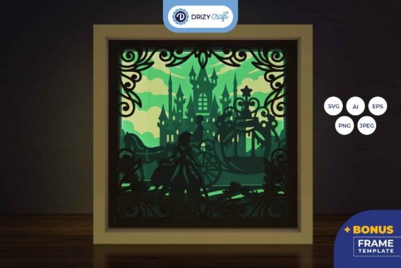 Princess Castle 3D Shadow Box: A Creative and Versatile Decor Option